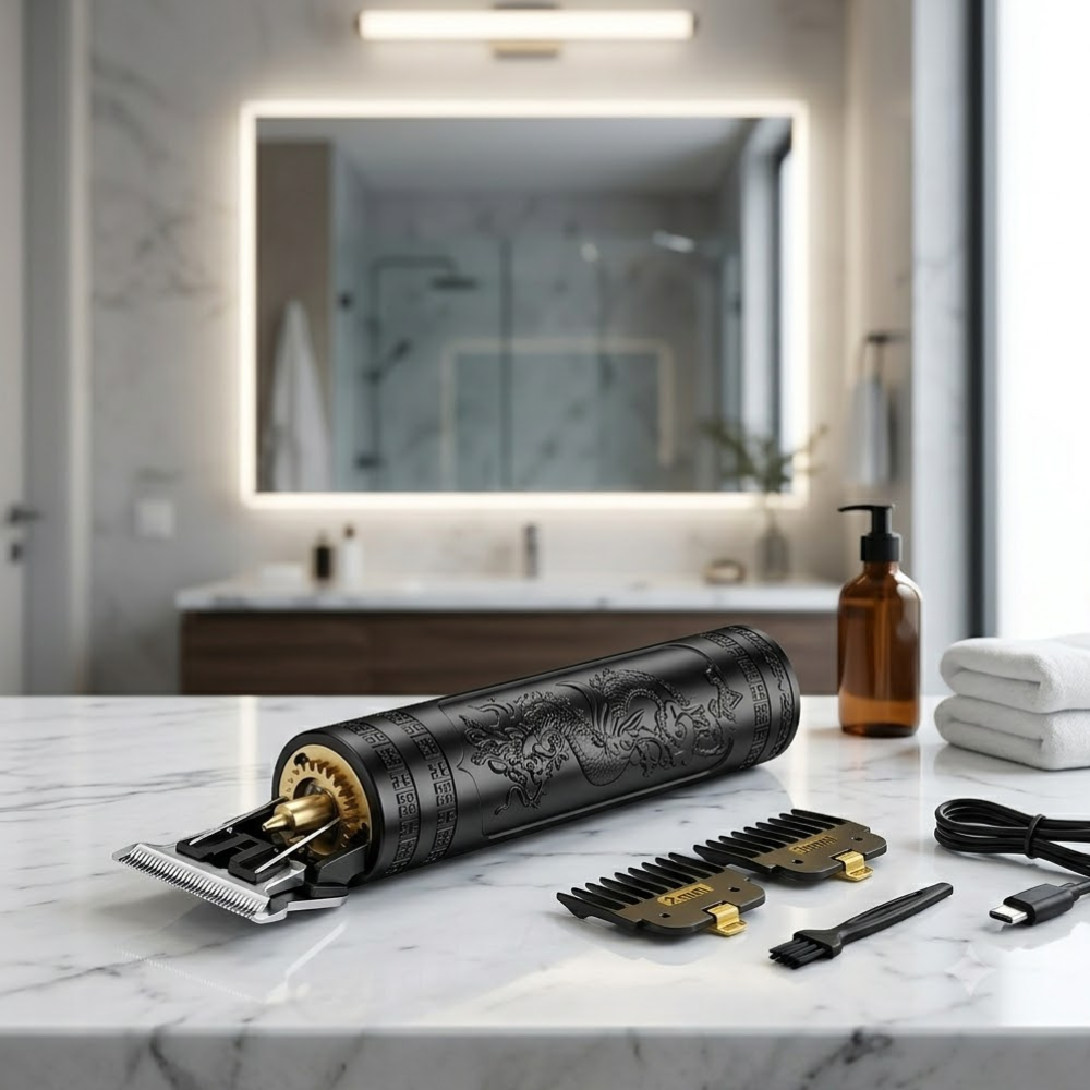 Máquina De Cortar Cabelo E Aparador De Barba Profissional - Imagem 6