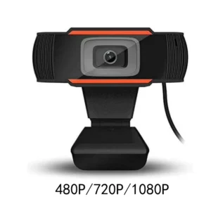 Mini Webcam Full HD 1080P Com Microfone USB Para PC E Notebook