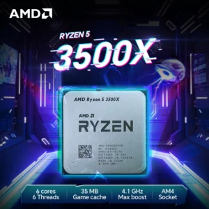 Processador AMD Ryzen 5 3500X 3.6GHz AM4 6 Cores Sem Cooler