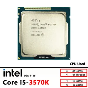 Processador Para PC Intel Core i5 3570K Quad-Core Socket LGA 1155