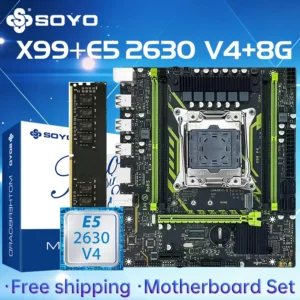 Kit Upgrade Gamer Soyo X99 Intel Xeon 10 Cores DDR4 Para PC