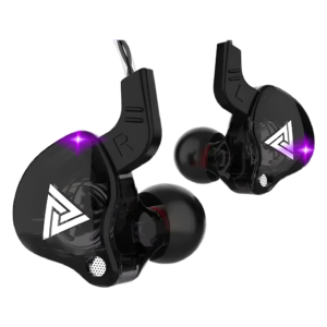 fone de ouvido qkz ak6 com microfone in ear hifi graves potentes