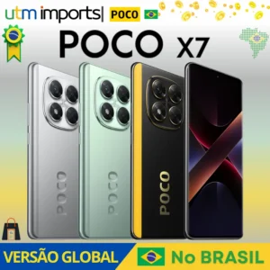 Smartphone Poco X7 5G Xiaomi Global Original 256GB ou 512GB ROM