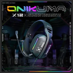 Headset Gamer Onikuma X12 Com Microfone P2 Para PC e Consoles