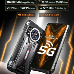 Smartphone Rugged Cubot KingKong 11 5G 32GB RAM 10200mAh