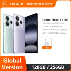 Smartphone Xiaomi Redmi Note 14 5G Global Versao Com NFC 108MP
