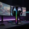 suporte gamer para headset rgb mancer sh10 com usb premium suporte gamer para headset rgb mancer sh10 com usb premium