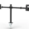 suporte articulado duplo de mesa zinnia tms 180 para 2 monitores