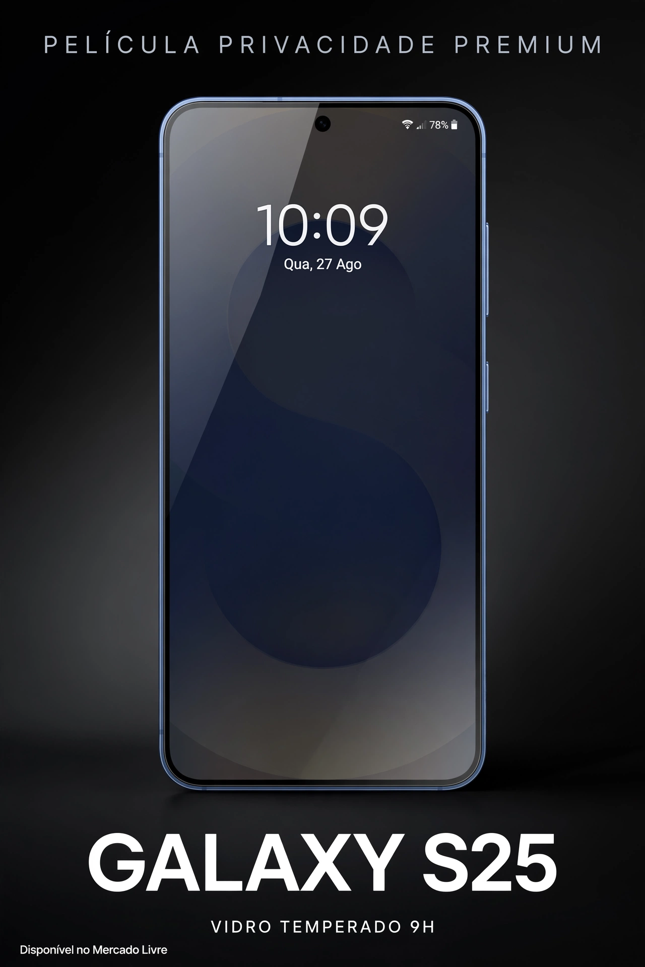 película privacidade samsung galaxy s25 plus anti impacto