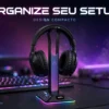 suporte headset mancer sh30u rgb led usb para setup gamer suporte headset mancer sh30u rgb led usb para setup gamer