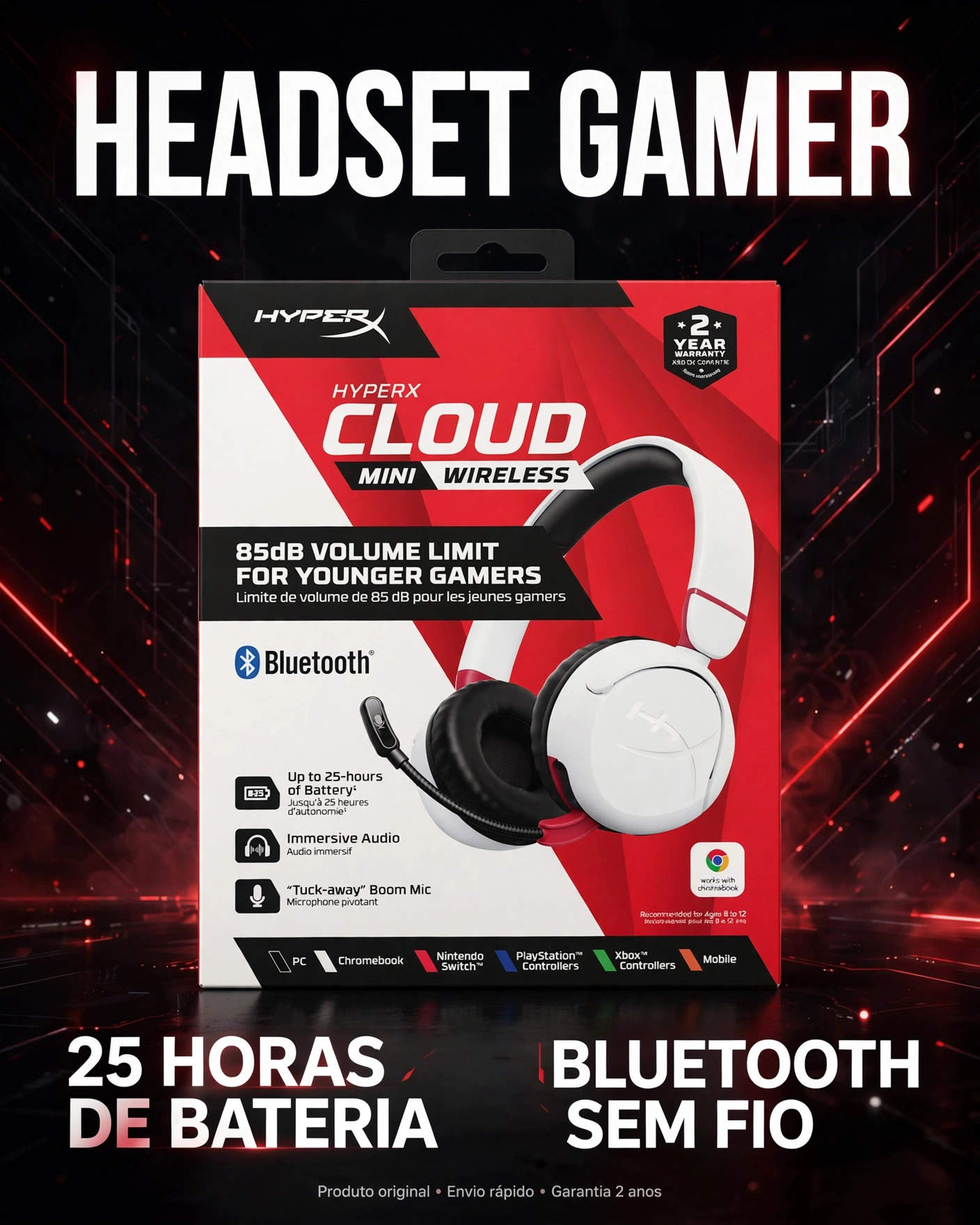 headset gamer marvo com microfone rgb drivers 53mm wireless