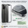 kit capinha transparente + pelicula vidro iphone 13 pro max