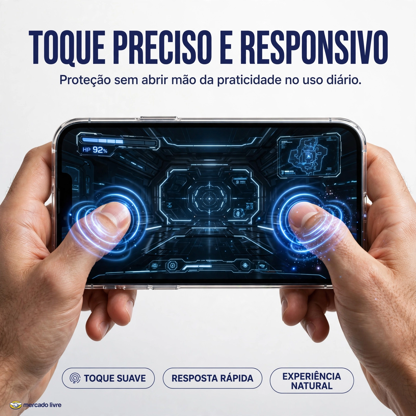 pelicula de vidro iphone 13 pro max kaycon hd clear premium