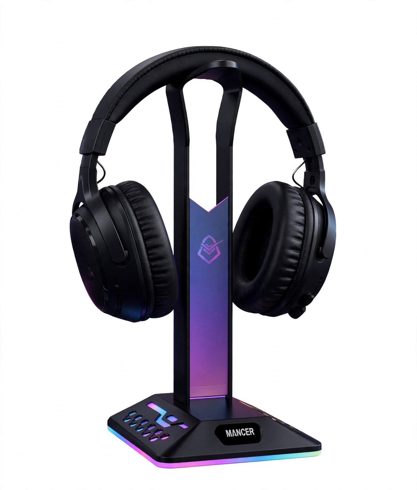 suporte headset mancer sh30u rgb led usb para setup gamer suporte headset mancer sh30u rgb led usb para setup gamer