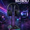 suporte headset mancer sh30u rgb led usb para setup gamer suporte headset mancer sh30u rgb led usb para setup gamer
