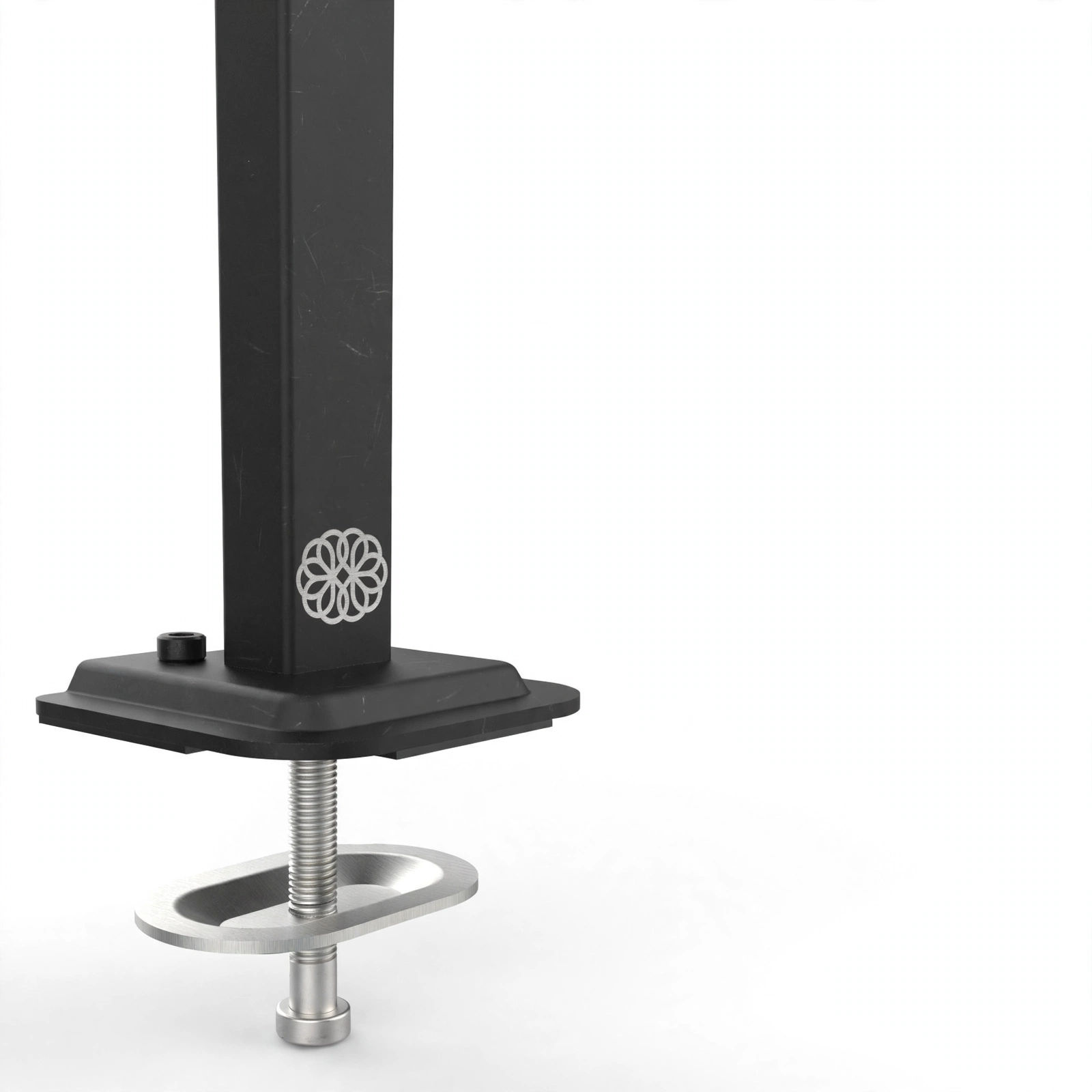 suporte articulado duplo de mesa zinnia tms 180 para 2 monitores