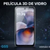 película 3d moto g55 vidro temperado proteção de tela