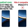 película de privacidade 3d hd poco f7 pro / f7 ultra note 14s
