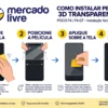 película 3d transparente 9h para xiaomi poco f4 f4 gt