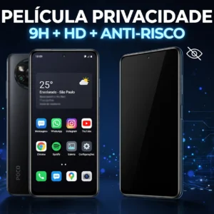 película de privacidade antispy poco x3 pro / poco x3