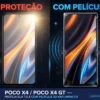 película de vidro 3d anti impacto compatível com poco x4 gt