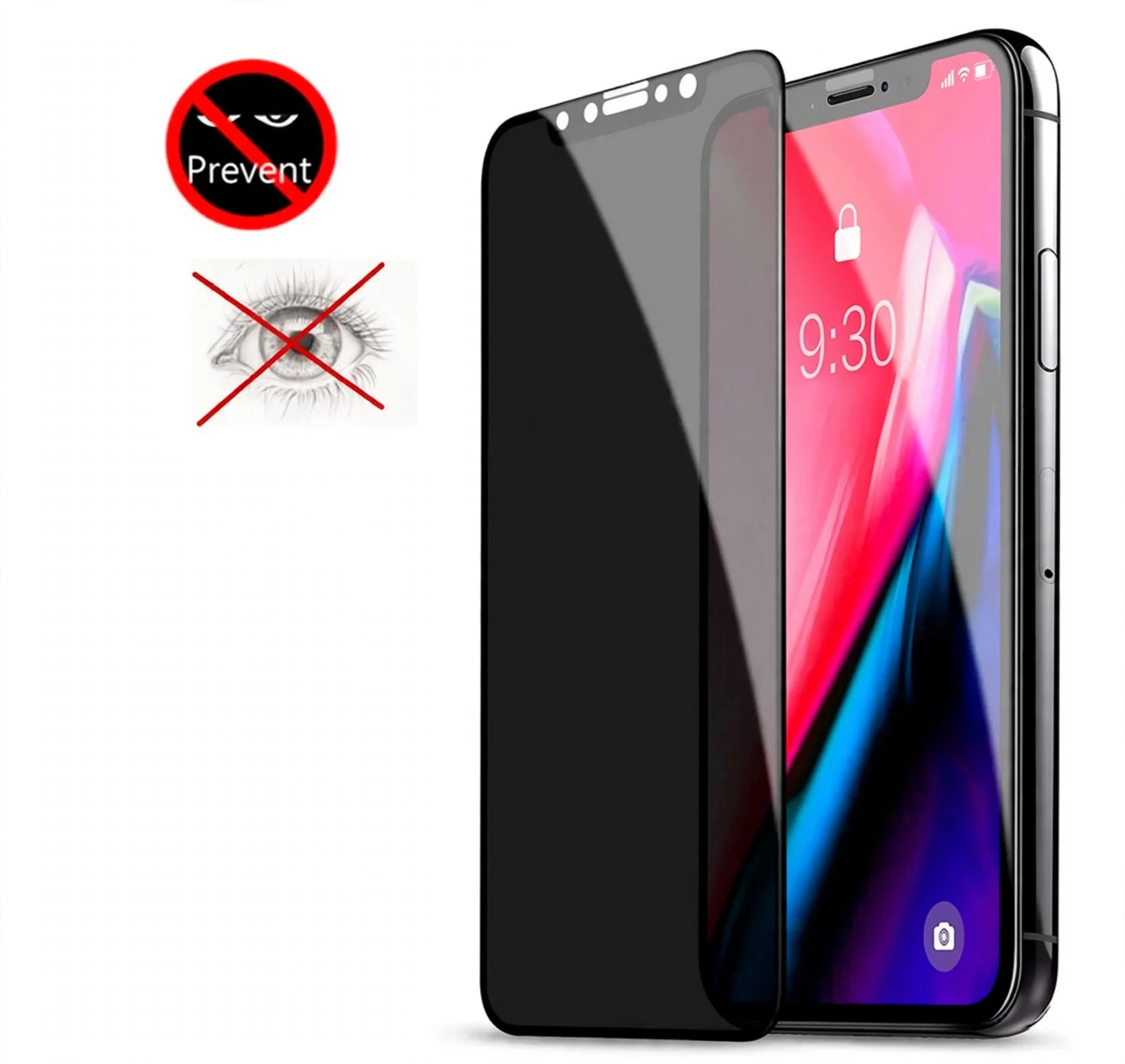 película privacy vidro temperado redmi note 9s 9 pro zcom 9h