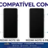 película privacy vidro temperado redmi note 9s 9 pro zcom 9h