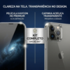 kit capinha transparente + pelicula vidro iphone 13 pro max
